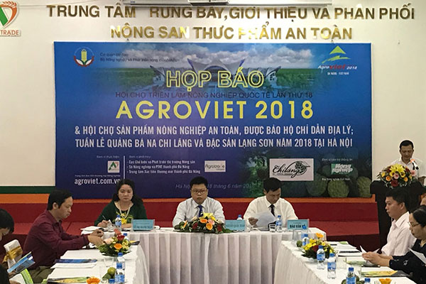 Hội chợ triển lãm AgroViet 2018 sẽ diễn ra tại Đà Nẵng