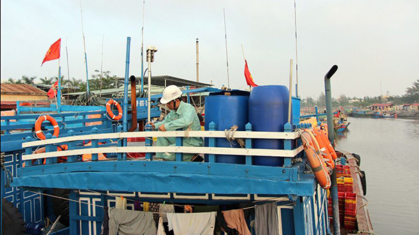 Tiền Giang: 100% tàu cá đang hoạt động đã lắp đặt thiết bị giám sát hành trình