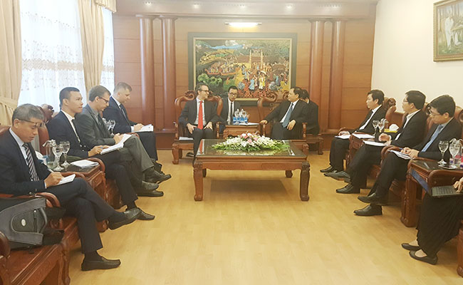 Bộ trưởng Nguyễn Xuân Cường tiếp Đại sứ, Trưởng phái đoàn EU tại Việt Nam
