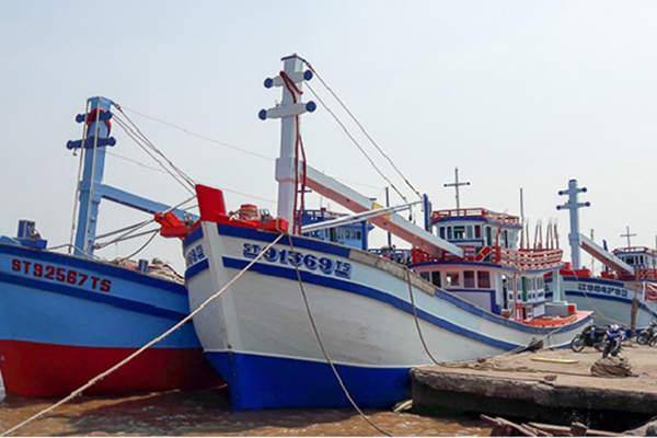 Sóc Trăng: Tổ kiểm soát nghề cá tại cảng thực hiện 24/24 giờ tất cả các ngày trong tuần kiểm tra, kiểm soát tàu cá ra cảng và vào cảng