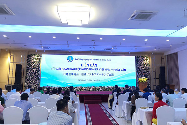 Diễn đàn kết nối doanh nghiệp nông nghiệp Việt Nam – Nhật Bản