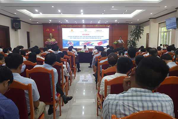 Cơ hội và thách thức đối với nông nghiệp Việt Nam khi tham gia các Hiệp định thương mại tự do