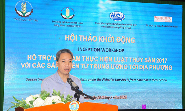 Kick-Off Workshop for The Project On Supporting Vietnam's Implementation of the Fisheries Law 2017 With Initiatives from Central to Local Levels