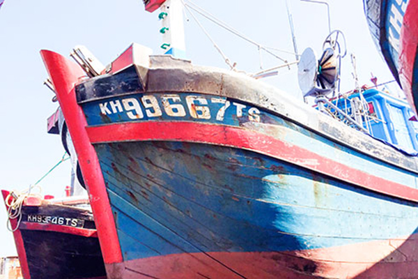 Từ tháng 10 năm 2018 đến nay, tỉnh Khánh Hoà không có tàu cá vi phạm khai thác hải sản trái phép tại vùng biển nước ngoài