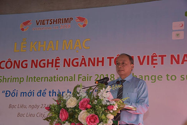 Khai mạc Hội chợ triễn lãm công nghệ ngành tôm Việt Nam 2018