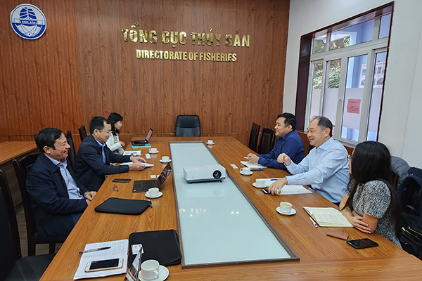 The delegation of the U.S. Grains Council came and discussed with Directorate of Fisheries.