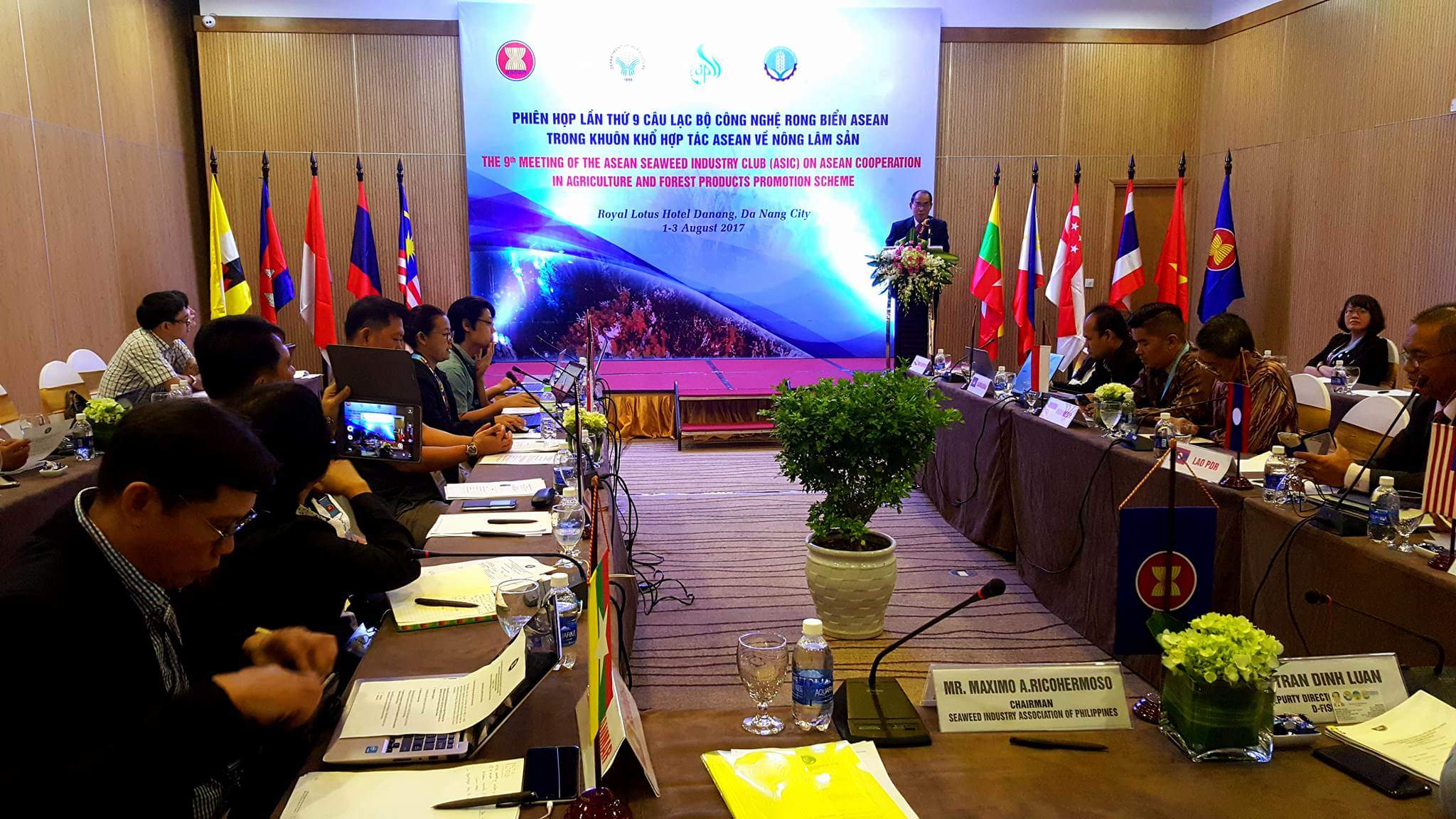 The 9th Meeting of the ASEAN Seaweed Industry Club (ASIC) on ASEAN Cooperation in Agriculture and Forestry product promotion scheme