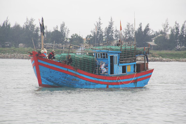 Một ngư dân Quảng Nam bị co giật